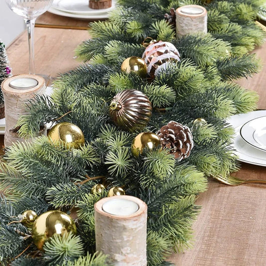 Casandra Premium Christmas Tree Garland - 180cm Artificial Pine Wreath Decor