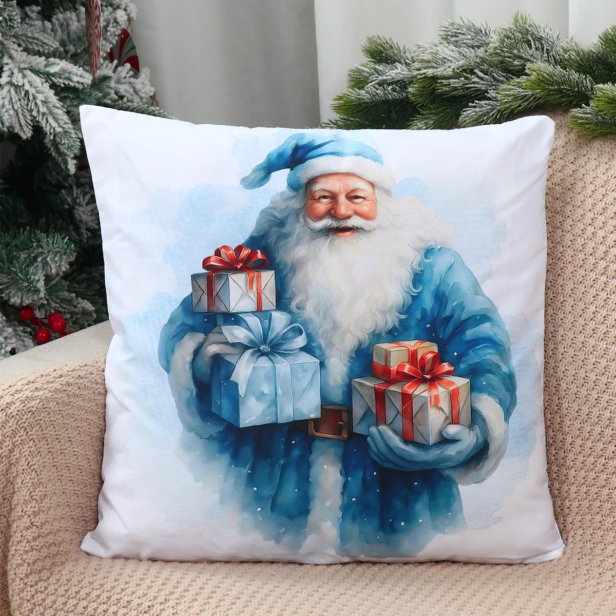 Micasa Christmas Cushion Covers 4-Pack - Holiday Pillow Cases