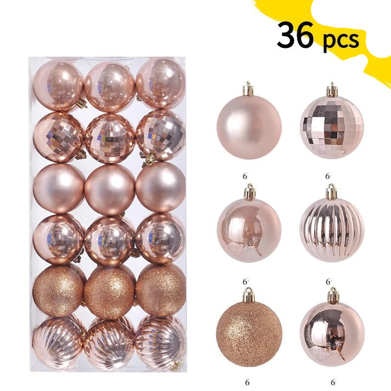 Morris Shatterproof Christmas Ball Ornaments - 30mm & 40mm Safe Holiday Tree Decorations