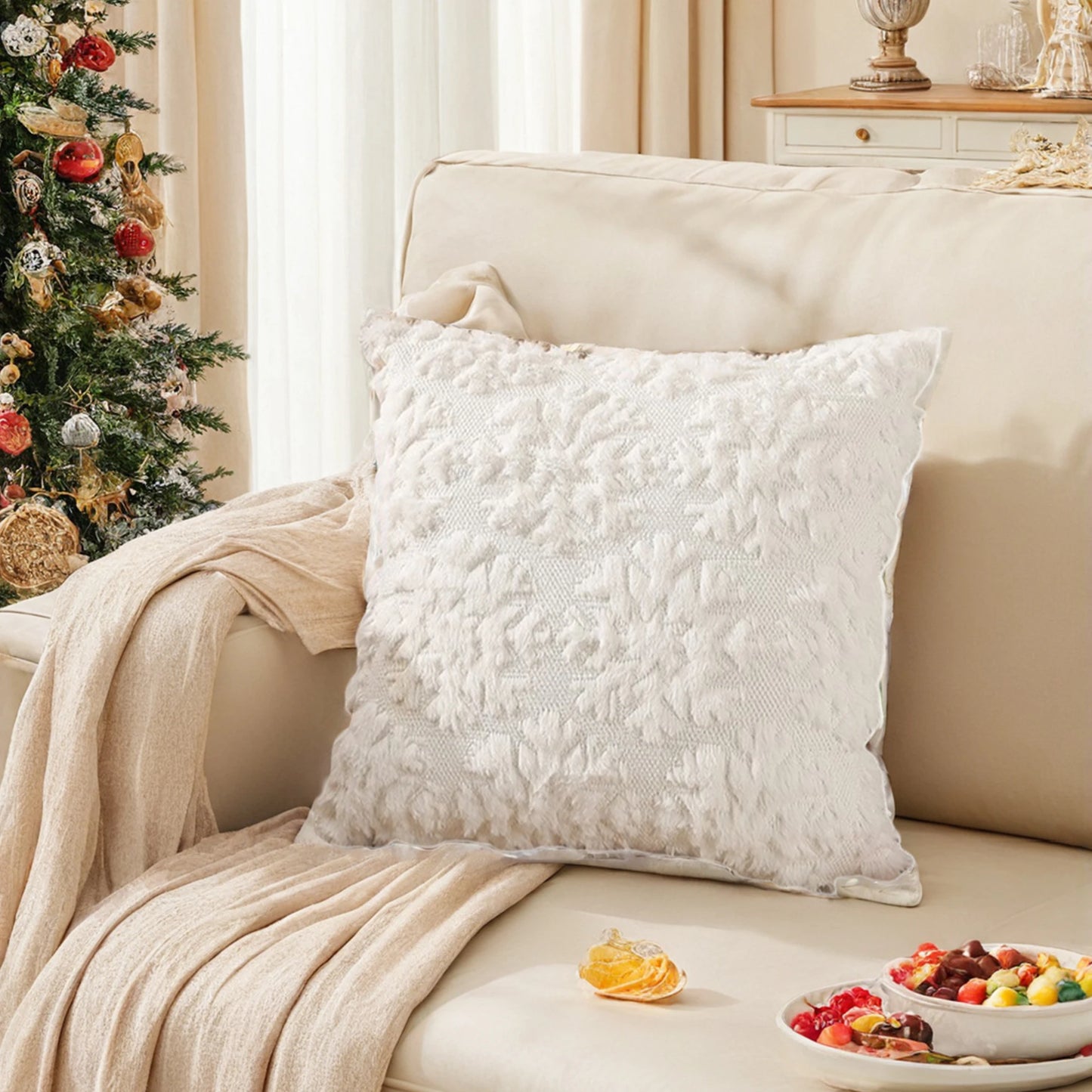 Casanova Nordic Christmas Pillow Covers - Minimalist Sofa Cushion Covers