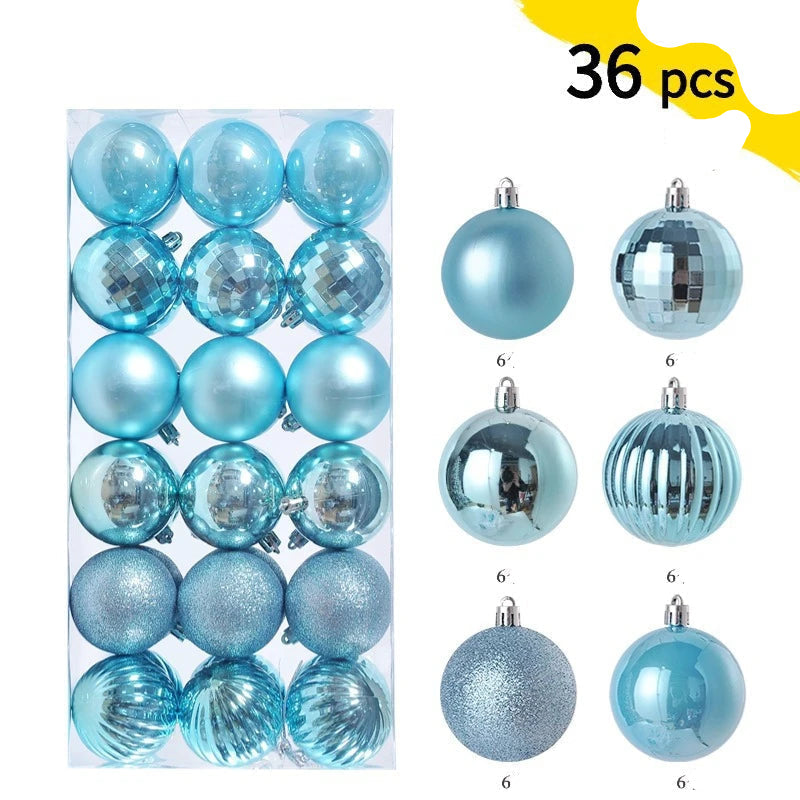Morris Shatterproof Christmas Ball Ornaments - 30mm & 40mm Safe Holiday Tree Decorations