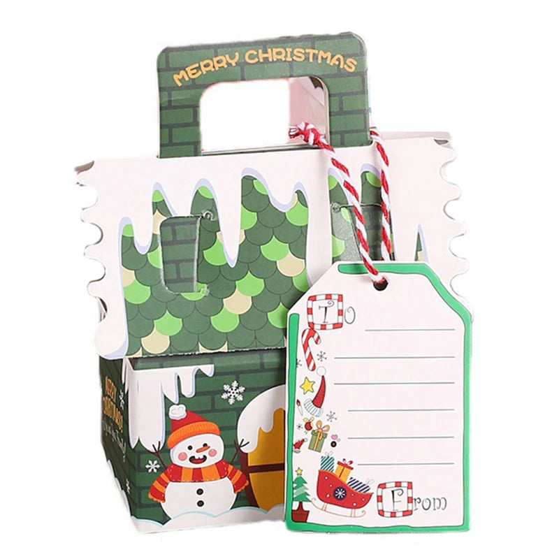 Vera Christmas Gingerbread House Gift Boxes (5/10pcs) - Holiday Cookie Packaging