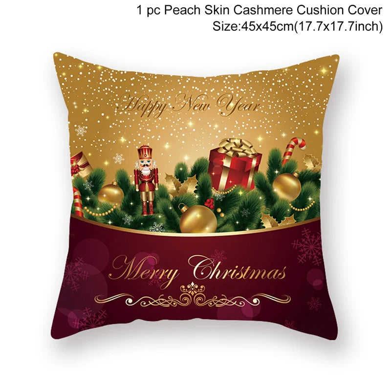 Morozac Christmas Cushion Cover 45cm - Holiday Pillow Case Decor