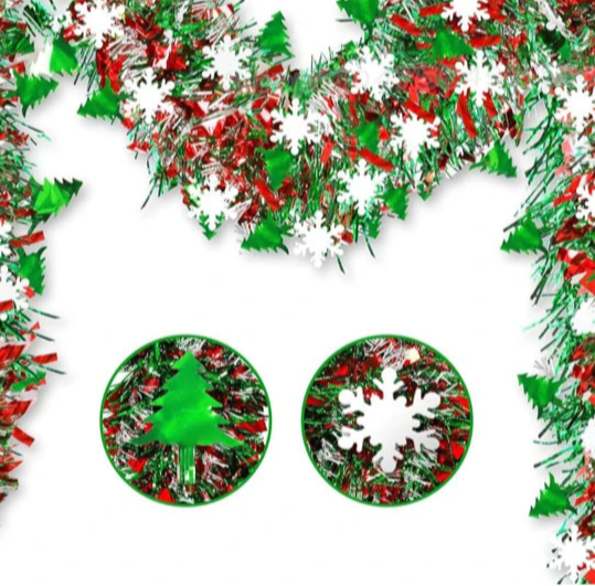Willow Premium Tinsel Garland - Christmas New Year Party Decor (1pc/3pcs/5pcs)