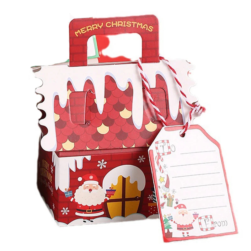 Vera Christmas Gingerbread House Gift Boxes (5/10pcs) - Holiday Cookie Packaging