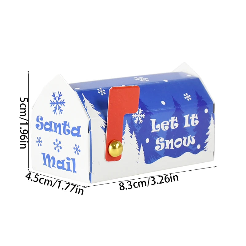 Nova Christmas Mailbox Gift Boxes - 6/24pcs Cookie Candy Packaging