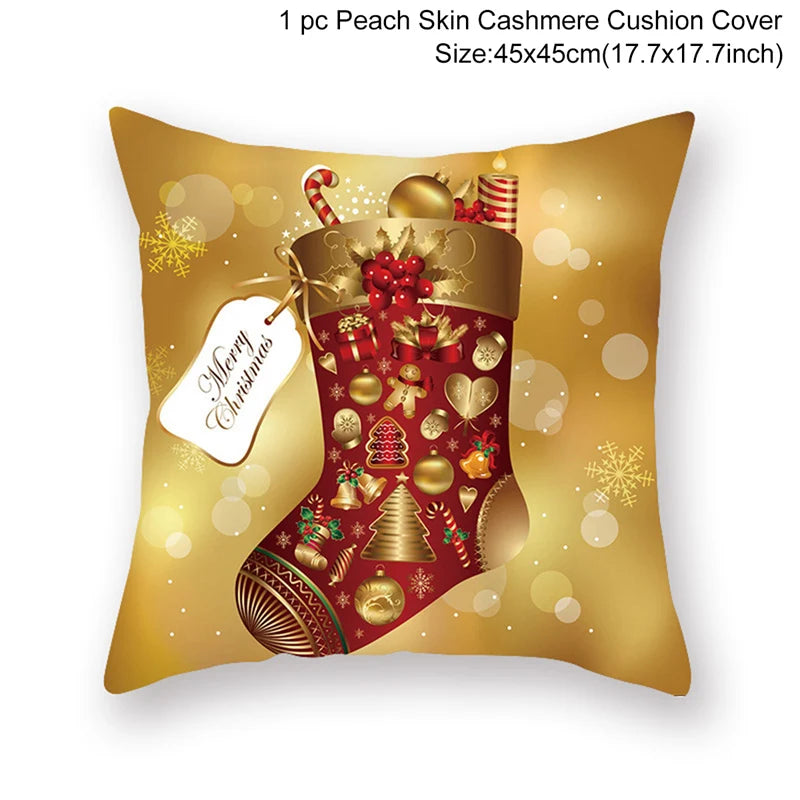 Morozac Christmas Cushion Cover 45cm - Holiday Pillow Case Decor