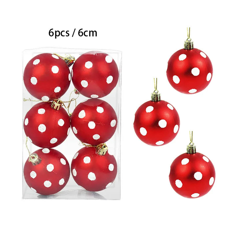 Amara 36Pcs Christmas Ball Ornaments 4cm - Shatterproof Holiday Tree Decoration Set