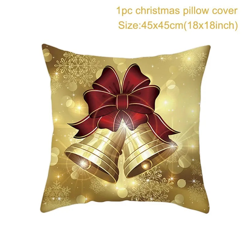 Morozac Christmas Cushion Cover 45cm - Holiday Pillow Case Decor