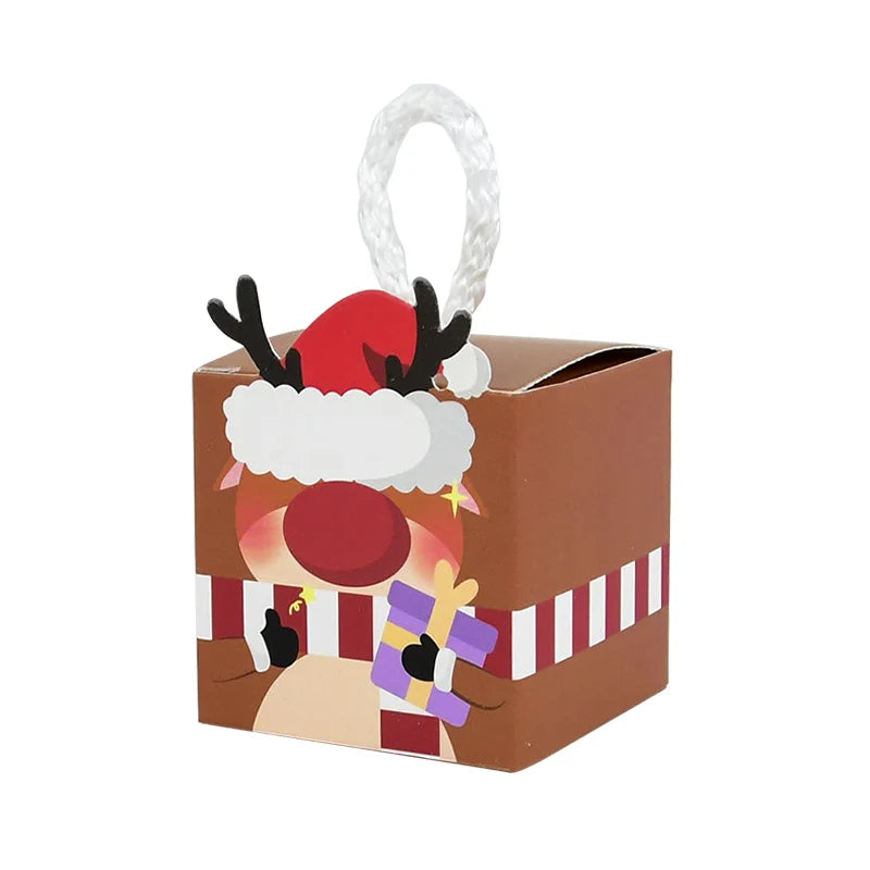 Luna Christmas Tree Gift Boxes (10pcs) - Holiday Cookie & Candy Packaging