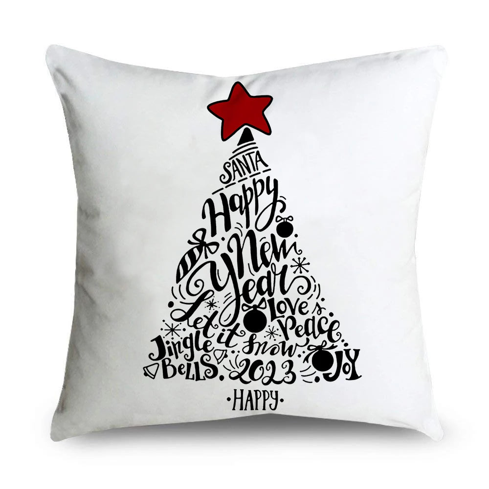 Morozac Christmas Cushion Cover 45cm - Holiday Pillow Case Decor
