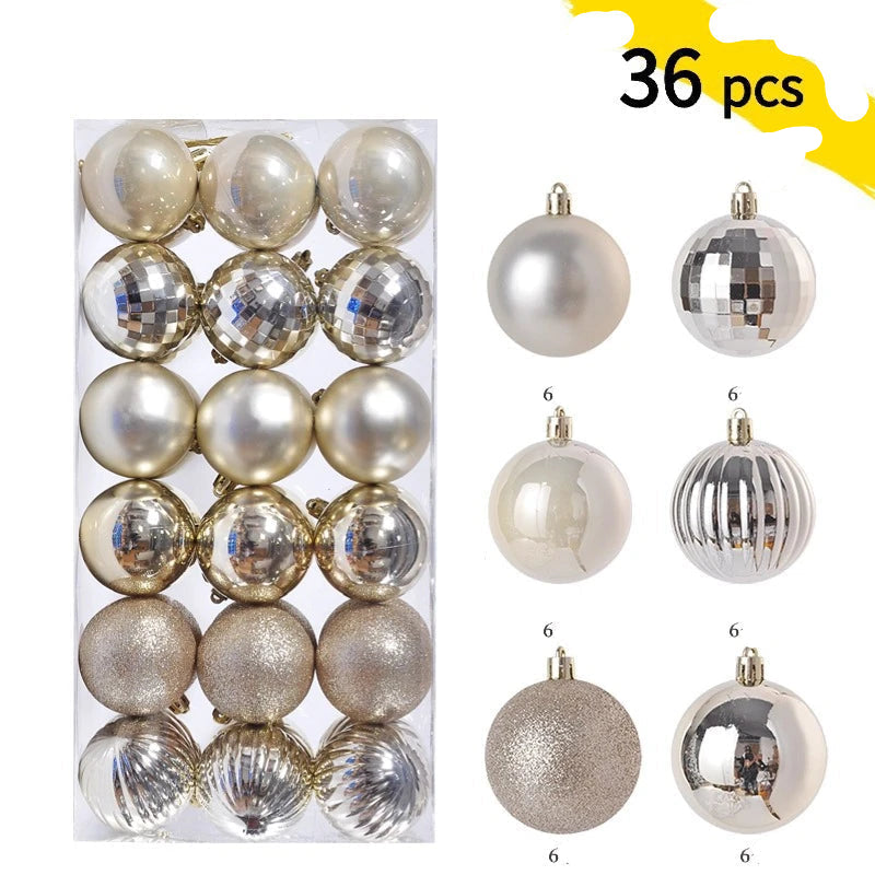 Morris Shatterproof Christmas Ball Ornaments - 30mm & 40mm Safe Holiday Tree Decorations