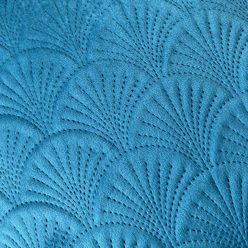 Fann Velvet Cushion Cover - Shell Pattern Double Sided Pillowcase