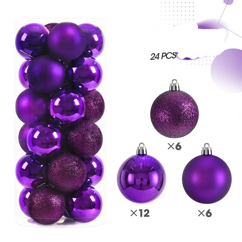Morris Shatterproof Christmas Ball Ornaments - 30mm & 40mm Safe Holiday Tree Decorations