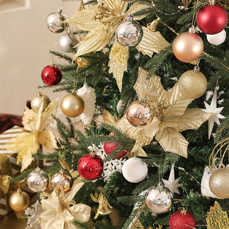 Morris Shatterproof Christmas Ball Ornaments - 30mm & 40mm Safe Holiday Tree Decorations