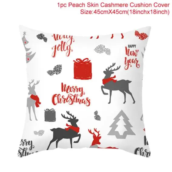 Morozac Christmas Cushion Cover 45cm - Holiday Pillow Case Decor
