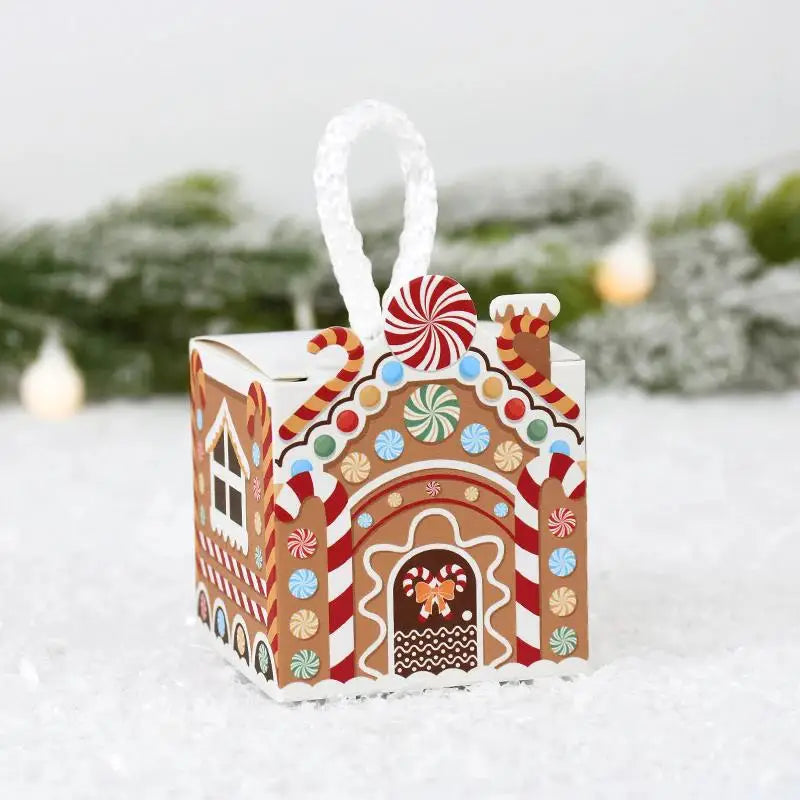 Luna Christmas Tree Gift Boxes (10pcs) - Holiday Cookie & Candy Packaging