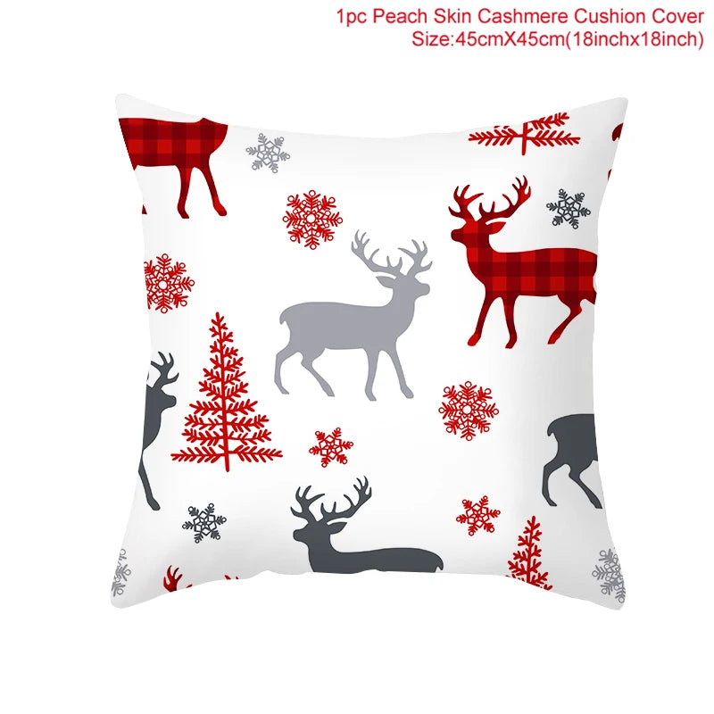 Morozac Christmas Cushion Cover 45cm - Holiday Pillow Case Decor