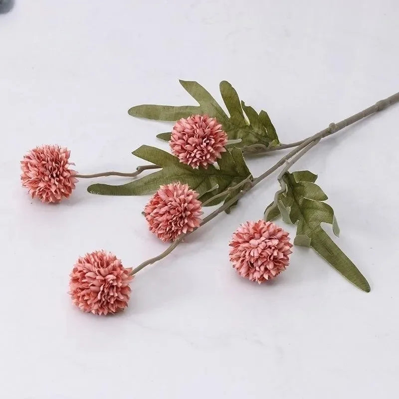 Realistic artificial chrysanthemum flowers 50cm multiple colors