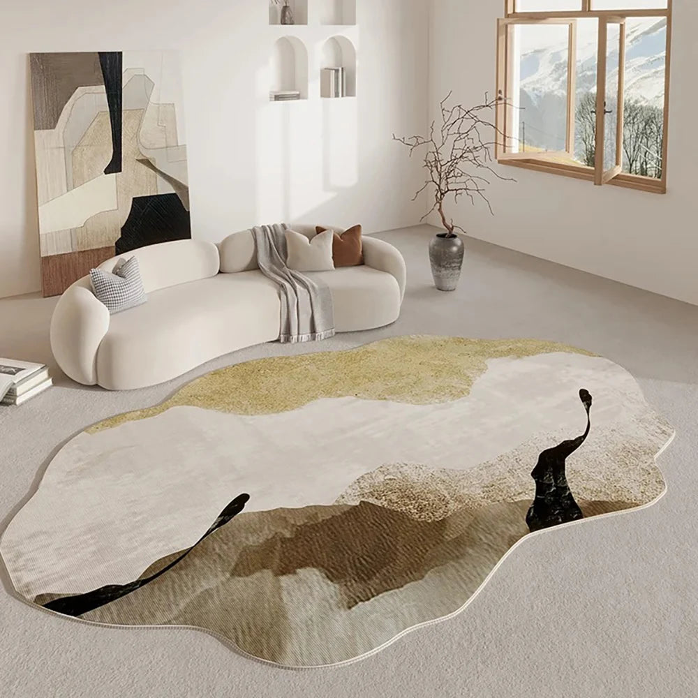 Emaa Minimalist Carpet - Stain-Resistant Living Room Rug