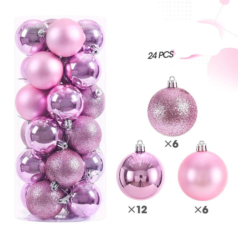 Morris Shatterproof Christmas Ball Ornaments - 30mm & 40mm Safe Holiday Tree Decorations