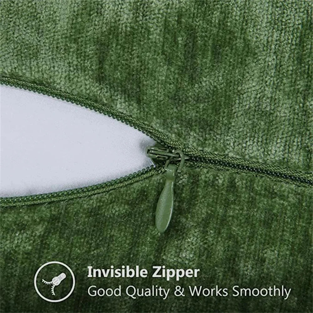 Maxima Chenille Velvet Cushion Covers 40x40 50x50cm