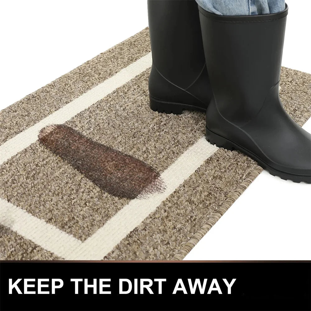 Retika Non-Slip Door Mat - Absorbent Entrance Rug for Indoor & Outdoor Use