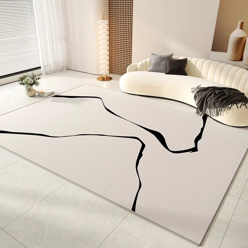 Suki Plush Area Rug - Soft Fluffy Carpet for Living Room & Bedroom