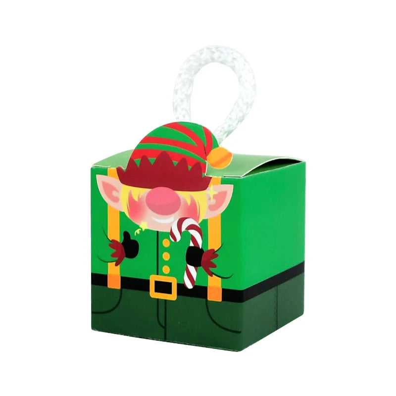 Luna Christmas Tree Gift Boxes (10pcs) - Holiday Cookie & Candy Packaging