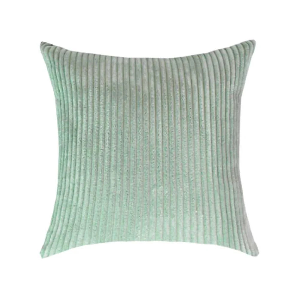 Adiva Striped Corduroy Cushion Cover - 45/50/60cm Sofa Pillow Case 14:771#Rattan;5:201336412#30X50CM Cushion Covers