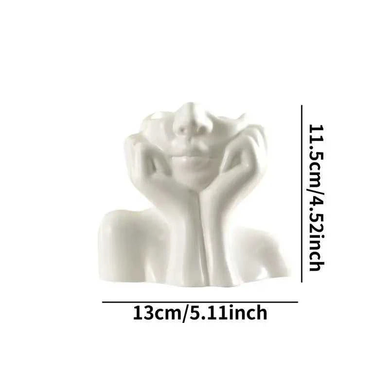 Aldee Nordic Plastic Vase - Modern Decorative Bottle for Home Decor 14:29 vase