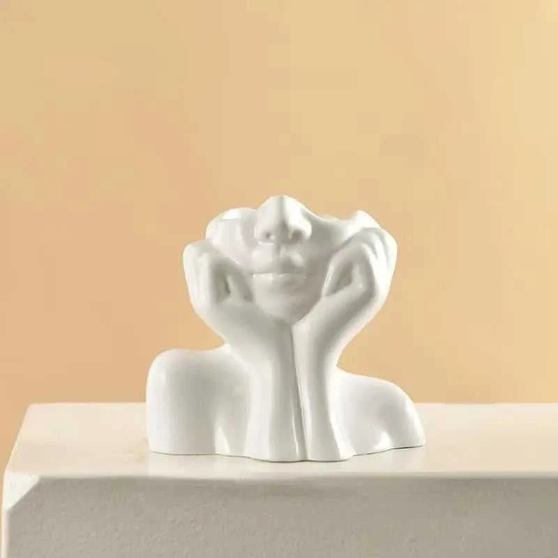 Aldee Nordic Plastic Vase - Modern Decorative Bottle for Home Decor 14:29 vase