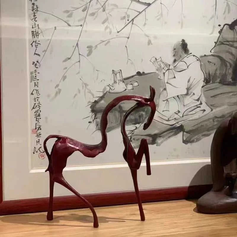 Caballo Aluminum Horse Sculpture 30cm - Modern Fortune Figurine for Home & Office 14:200006151#style1 Decorative Sculpture