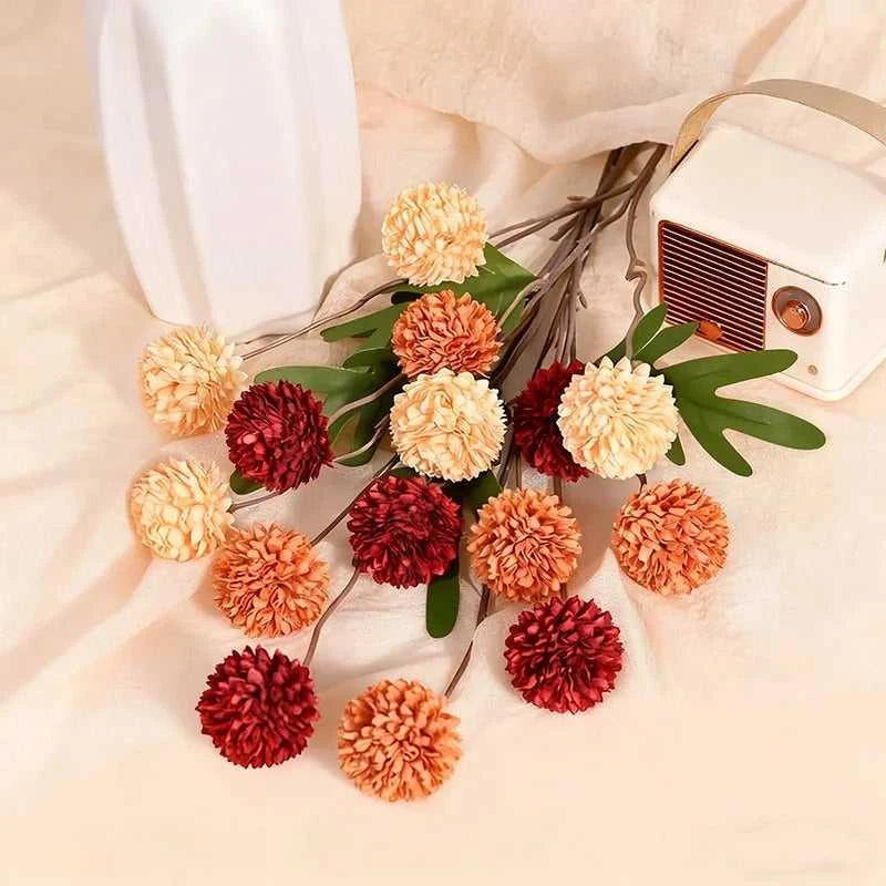 Atelier Artificial Chrysanthemum Flowers 50cm - Home & Dining Decor 14:496#Orange;5:100014066#50cm Artificial Flowers