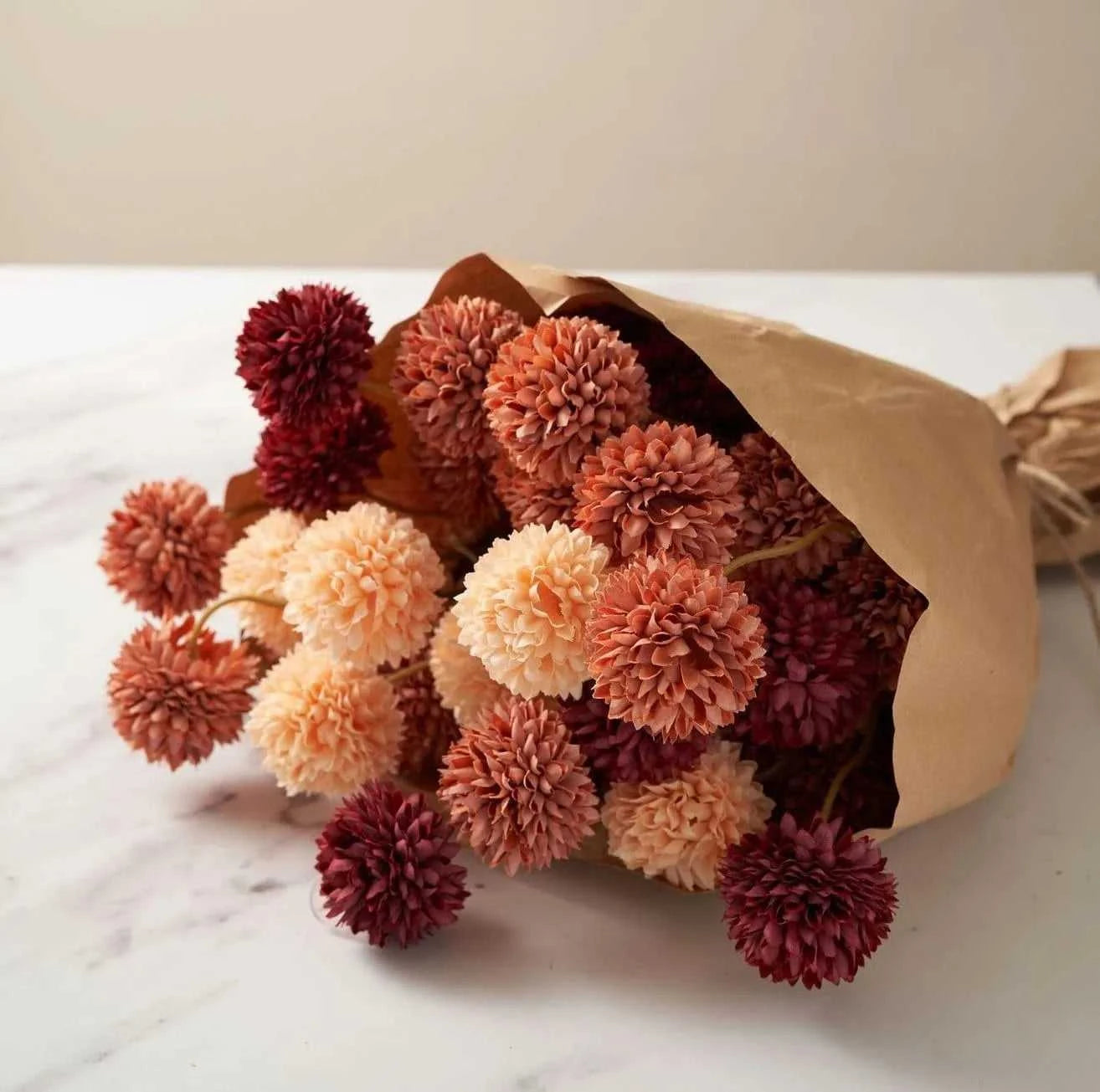Atelier Artificial Chrysanthemum Flowers 50cm - Home & Dining Decor 14:496#Orange;5:100014066#50cm Artificial Flowers