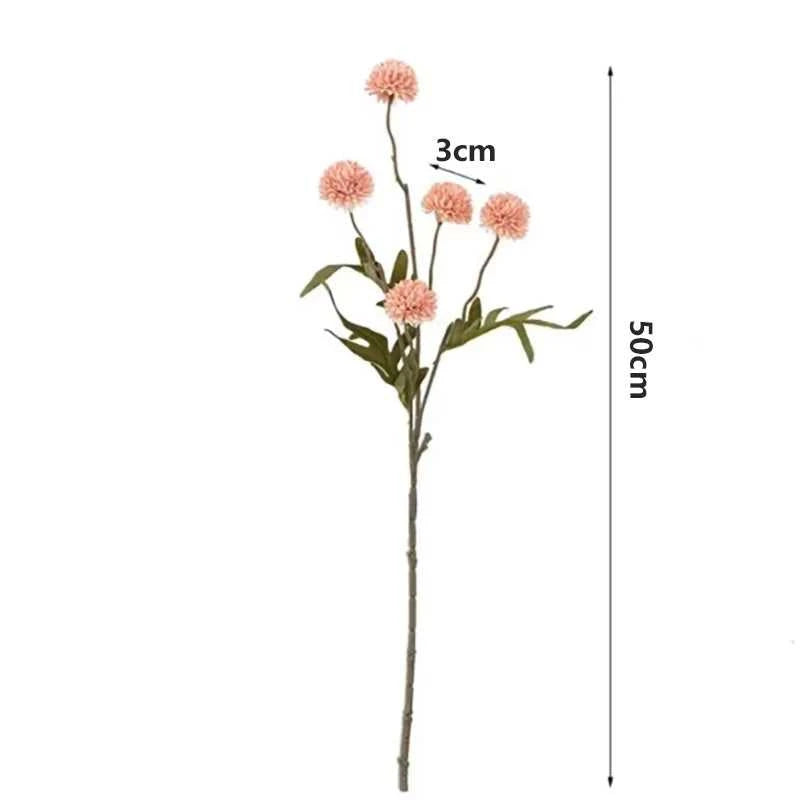 Atelier Artificial Chrysanthemum Flowers 50cm - Home & Dining Decor 14:496#Orange;5:100014066#50cm Artificial Flowers