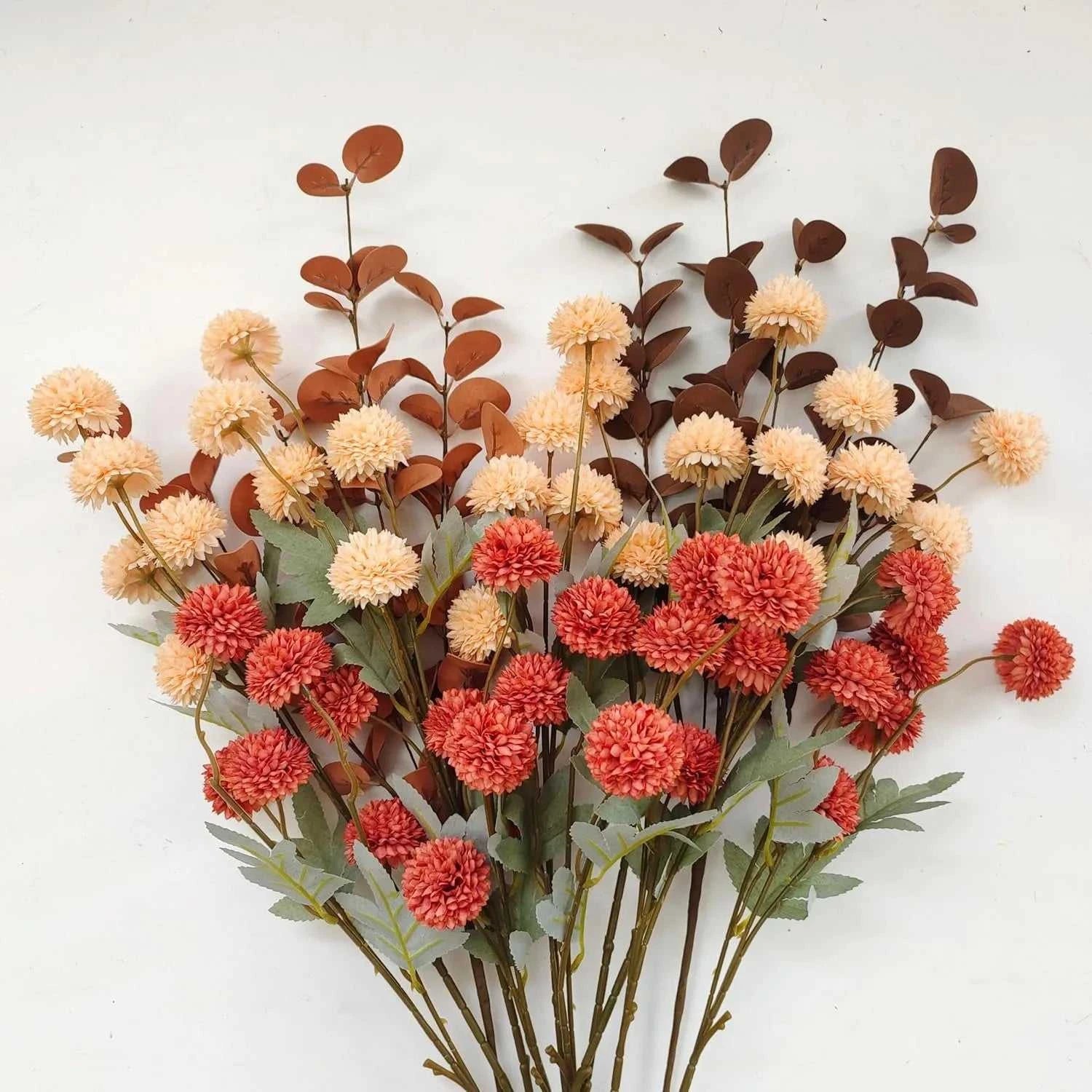 Atelier Artificial Chrysanthemum Flowers 50cm - Home & Dining Decor 14:496#Orange;5:100014066#50cm Artificial Flowers