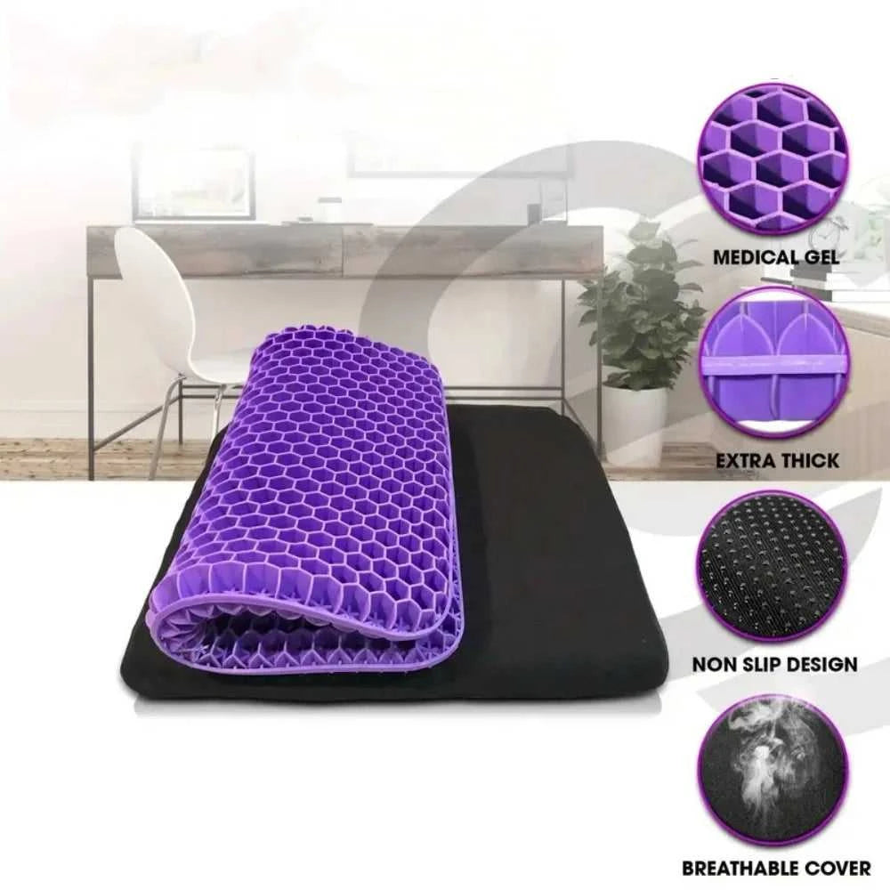 Cushion honeycomb gel summer sitting seat cushion office car seat cushion summer breathable cold pad 14:173 luxury bedding
