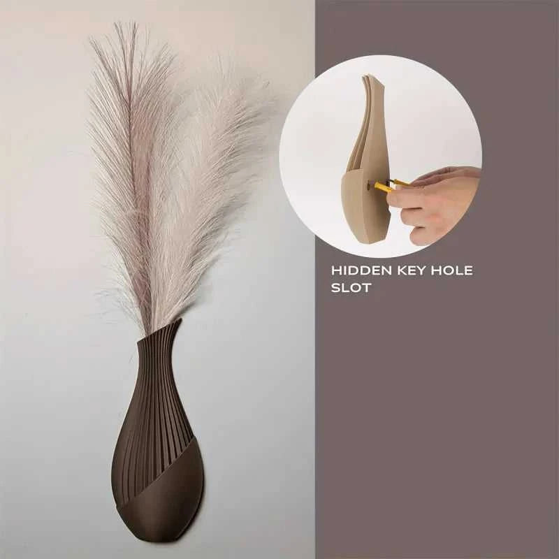 Cabana Striped Teardrop Vase - Boho Style for Dried & Fresh Flowers 14:10#red vase