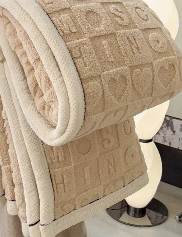 Cosmos Premium Taffeta Velvet Blanket - Double-Sided Plush Throw 14:193#1;5:595#70x100cm Blankets & Throws