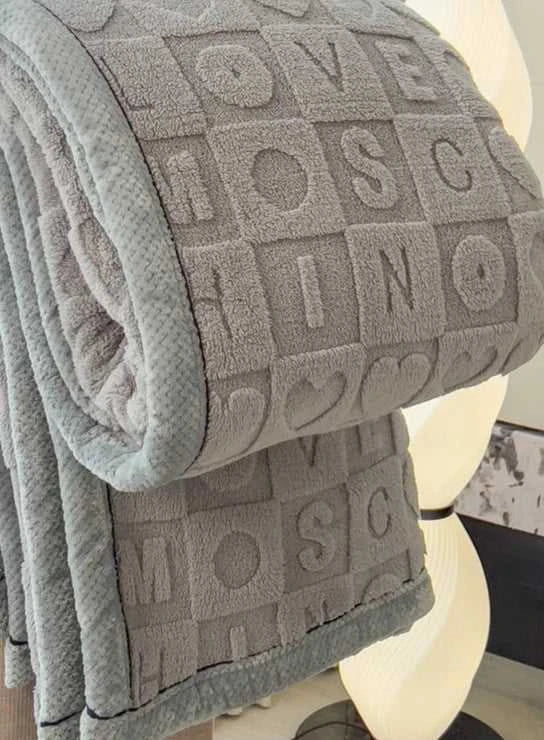 Cosmos Premium Taffeta Velvet Blanket - Double-Sided Plush Throw 14:193#1;5:595#70x100cm Blankets & Throws