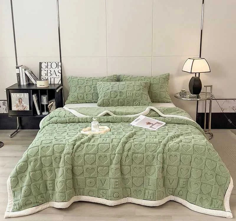 Cosmos Premium Taffeta Velvet Blanket - Double-Sided Plush Throw 14:193#1;5:595#70x100cm Blankets & Throws