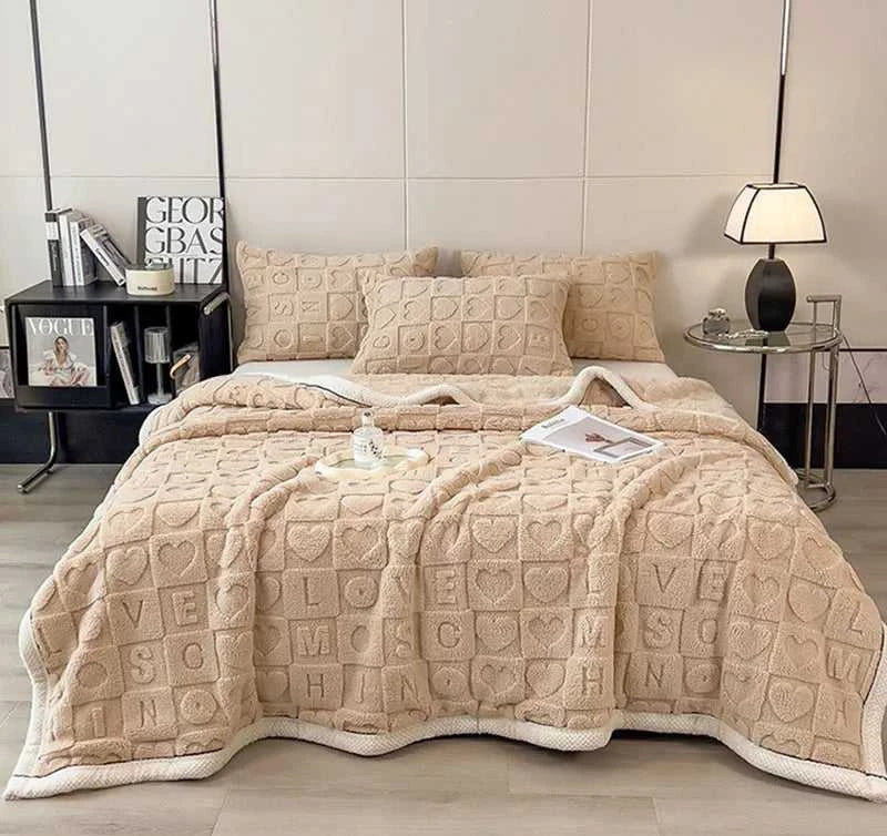 Cosmos Premium Taffeta Velvet Blanket - Double-Sided Plush Throw 14:193#1;5:595#70x100cm Blankets & Throws