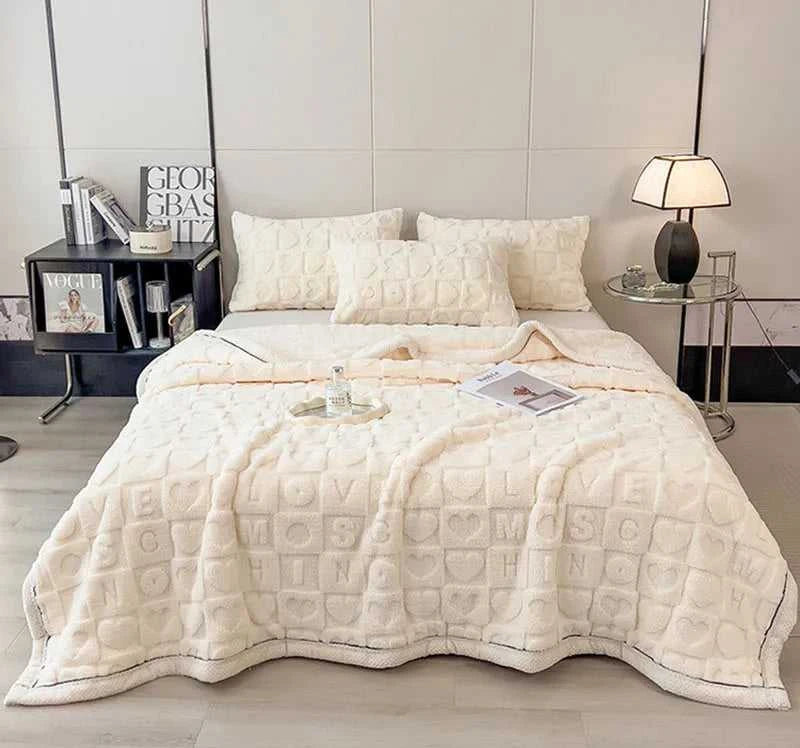 Cosmos Premium Taffeta Velvet Blanket - Double-Sided Plush Throw 14:193#1;5:595#70x100cm Blankets & Throws