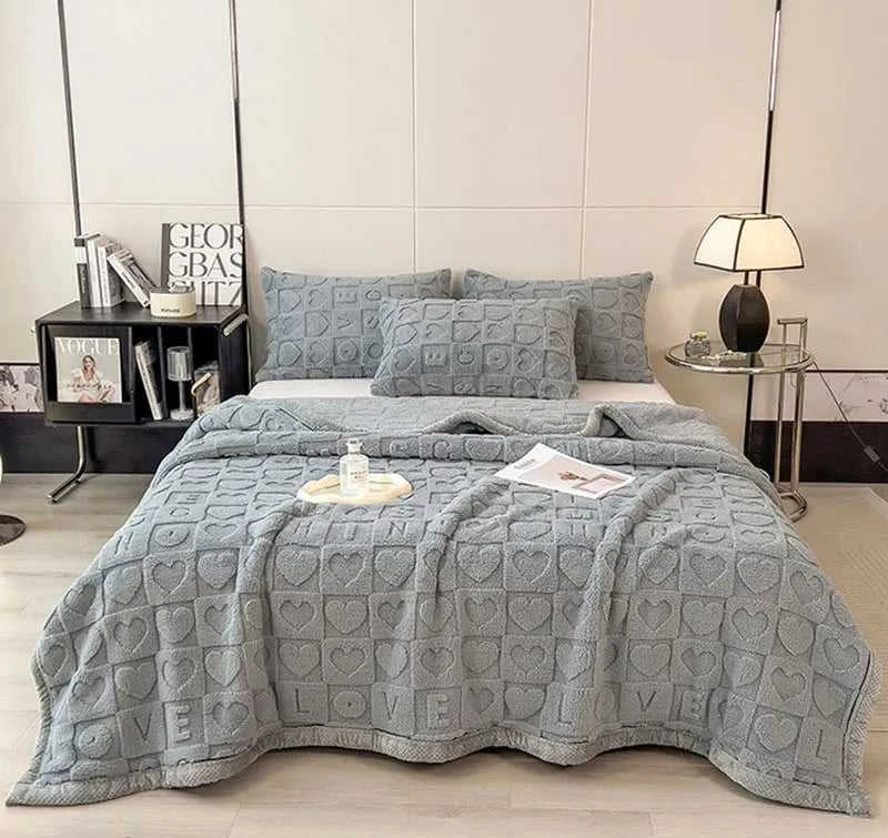 Cosmos Premium Taffeta Velvet Blanket - Double-Sided Plush Throw 14:193#1;5:595#70x100cm Blankets & Throws