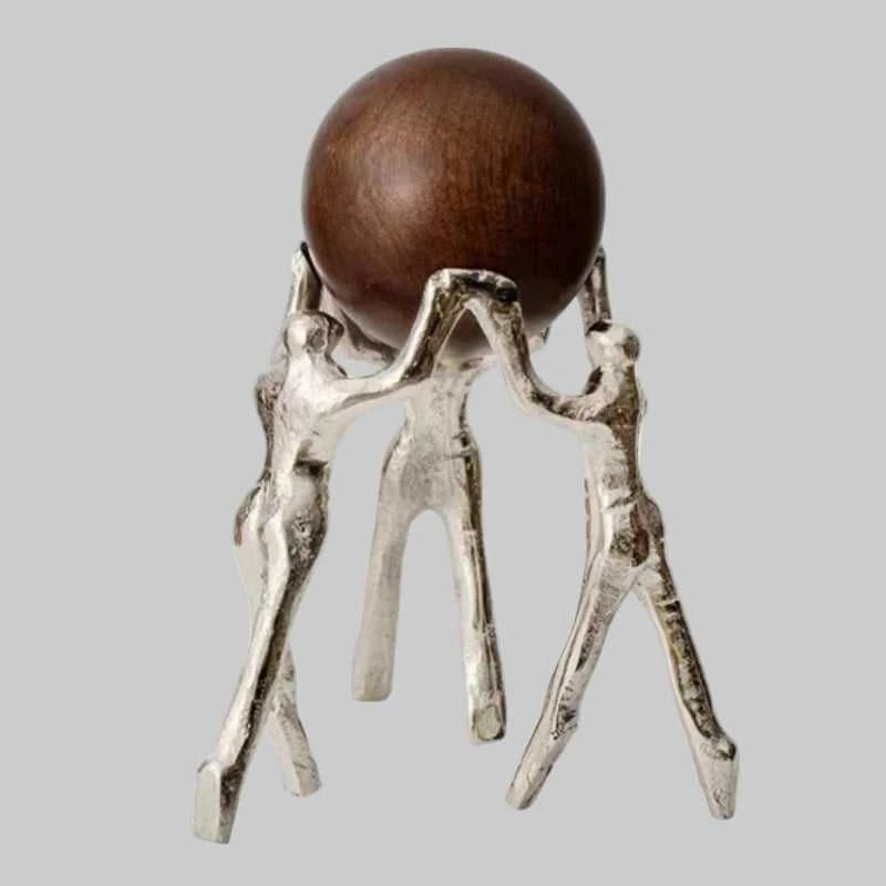 Pillary Earth Guardian Resin Sculpture | Desktop Character Figurine Ornament 14:200006151#ornament