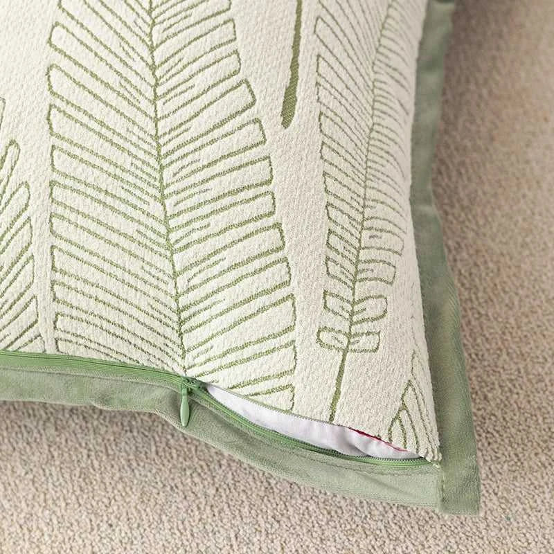 Eleganza Luxury Chenille Throw Pillow Covers - Jacquard Cushion Cases 14:193#Style 01;5:201298988#40X40cm Cushion Covers