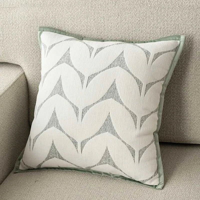 Eleganza Luxury Chenille Throw Pillow Covers - Jacquard Cushion Cases 14:193#Style 01;5:201298988#40X40cm Cushion Covers