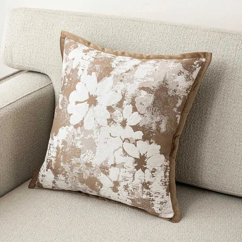 Eleganza Luxury Chenille Throw Pillow Covers - Jacquard Cushion Cases 14:193#Style 01;5:201298988#40X40cm Cushion Covers