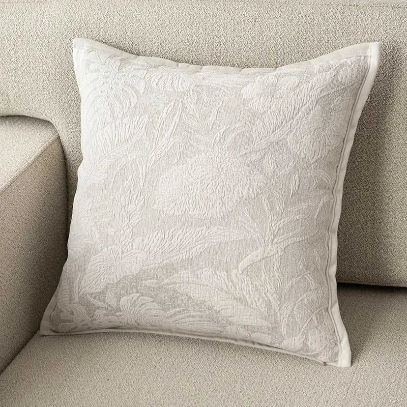 Eleganza Luxury Chenille Throw Pillow Covers - Jacquard Cushion Cases 14:193#Style 01;5:201298988#40X40cm Cushion Covers